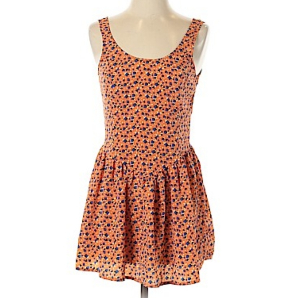 4/$25 🥂 h.i.p. Orange Printed Dress